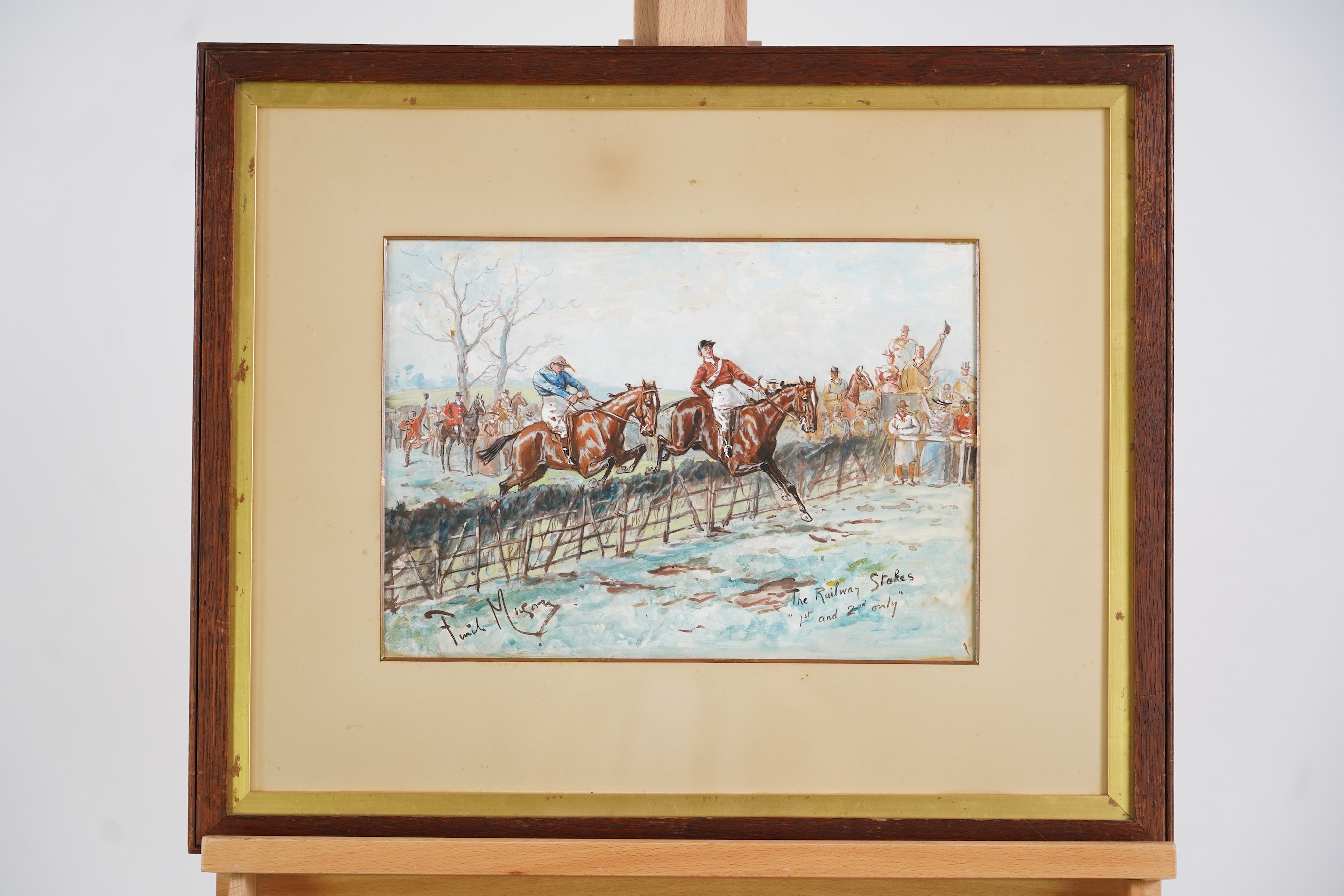 George Finch Mason (1850-1915), 'The Railway Stakes'
